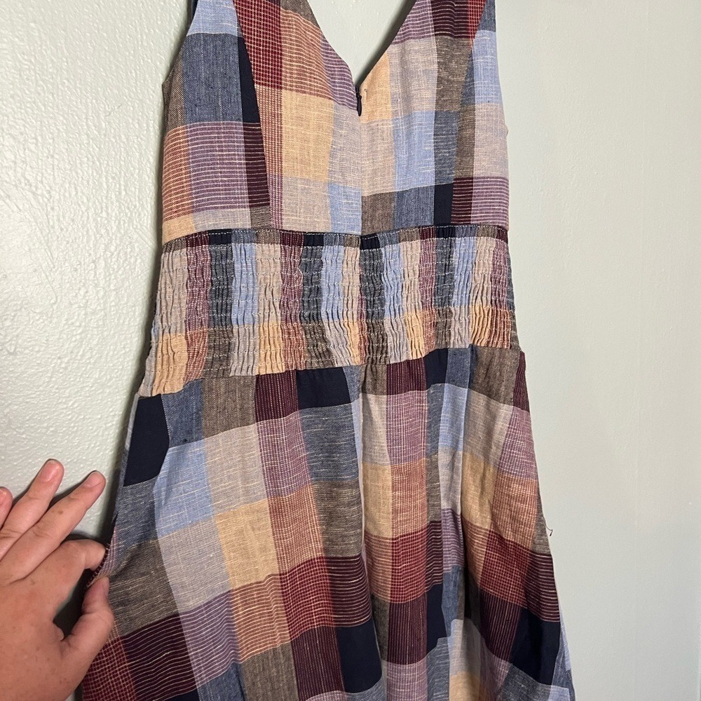 NWT Heartloom checkered mini dress plaid cottagecore prairie - Picture 6 of 6